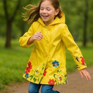 super cute raincoat for kids 4/5